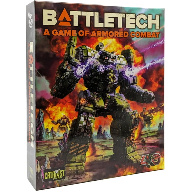 BattleTech Game of Armored Combat 40th Anniversary by Catalyst Game Labs, Strategy Board Game, for 2 Players and Ages 14+