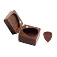 thumbnail image 2 of Meileang Wooden Guitar Picks Holder Storage Box Smooth Edge Lightweight Portable Handcrafted Guitar Picks Case Container, 2 of 8