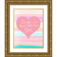 thumbnail image 1 of Batista, Dee 15x18 Gold Ornate Wood Framed with Double Matting Museum Art Print Titled - Be Still, 1 of 4
