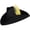 Yellow feather, variant on Pirate Feather Hat, Buccaneer Tricorn Colonial Style Cap for Men and Women