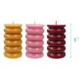 thumbnail image 5 of Better Homes & Gardens Unscented Pillar Candles, 3-Pack, 3x5 Inches, Orange, Pink, Red, 5 of 7