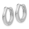 thumbnail image 6 of Auriga Fine Jewelry 14K White Gold Hinged Hoop Earrings for Women, 6 of 6
