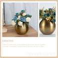 thumbnail image 6 of ifundom Golden Stainless Steel Flower Vase Metal Desktop Vase for Home Decor and Office Decoration, 6 of 6