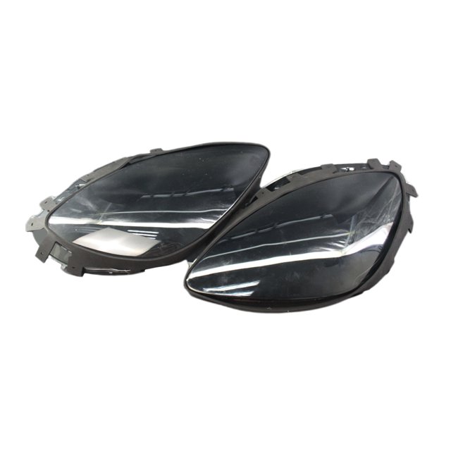 Auto faro lente Shell para C6 2005-2013, 20789687, 20789688, 20936417, 20936418, 20789711, 20832116, 25785290, 25785289, 20789691 - Gris Sunnimix Lente de faro