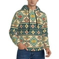thumbnail image 2 of Sikiie Traditional Tribal Aztec1 Men's Hoodie, Essentials Hoodie, Sweatshirt, Pullover Hooded Sweatshirt for Men-3X-Large, 2 of 7