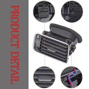 Car Front Air Vent Center Dash AC Outlet Panel Assembly Air Conditioning Outlet Trim For Volkswagen Passat B6 B7 CC R36 2009-2014 Replace 3AD819728A-left(frosted)