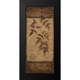 thumbnail image 2 of Emery, Kristin 12x24 Black Modern Framed Museum Art Print Titled - Leaves Choc Brown, 2 of 5