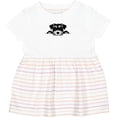 thumbnail image 3 of Inktastic Peeking Miniature Schnauzer Girls Baby Dress, 3 of 5