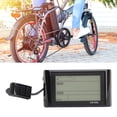 thumbnail image 1 of Electric Bike Panel, ABS Shell Lightweight Electric Bike LCD Display Panel  for Replacement for 22.5mm Handlebars, 1 of 7