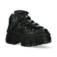thumbnail image 3 of New Rock WALL106-S12 Unisex Black Leather Gothic Boots, 3 of 8