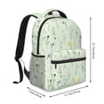 thumbnail image 2 of Balery Wildflower Watercolor 5 Mochila Escolar Impresa, Mochila Ligera para Viajes Casual, Mochila Duradera y Cómoda Multifuncional, Mochila para Laptop-One Size, 2 of 5