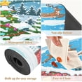 thumbnail image 6 of FREEAMG Christmas Suburban House Pot Holders Durability Trivets for Hot Pots and Pans Waterproof Santa Claus Reindeer Table Runner Versatility Trivet Mats Table Mats, 6 of 7