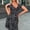 Black, variant on NTACZA Women'S Dresses Sundress Daisy Print Casual Boho Short Faux-Wrap Short Sleeve V-Neck Vacation Size L