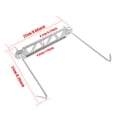 thumbnail image 4 of Soporte de Abrazadera Sidaley resistente a la corrosión para vehículos repuestos y accesorios plateado, 4 of 6