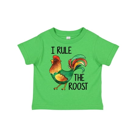 

Inktastic Farmer I Rule the Roost Rooster Gift Toddler Boy or Toddler Girl T-Shirt