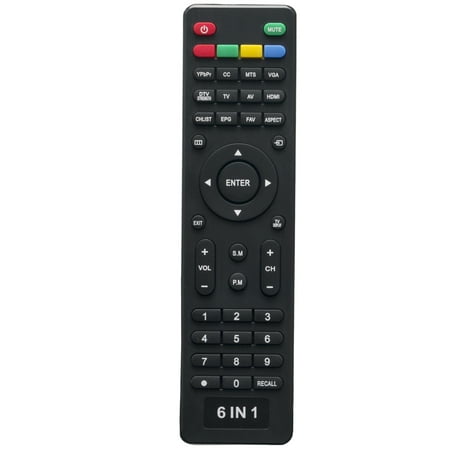 New 6 in 1 universal Remote Control for PIONEER VIORE POLAROID RCA VIOS SPELER TV SP-LED22F SP-LED24 SP-LED19