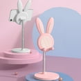 thumbnail image 4 of ULTNICE Cellphone Stand Pink Plastic 1Pc 7.1x3.9in For Friends, 4 of 8