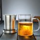 thumbnail image 5 of Taza de té de vidrio con infusor de 400 ml Taza de té de vidrio de borosilicato con filtro y tapa Agarre cómodo resistente a la corrosión., 5 of 5