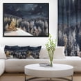 thumbnail image 4 of Designart - Arbre de Noël Forêt Nocturne - Impression sur Toile Encadrée, 4 of 4
