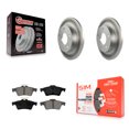 thumbnail image 1 of Transit Auto Rear Coated Disc Brake Rotors and Semi-Metallic Pads Kit for Car Mazda 3 Sport KGS-101339, 1 of 11