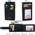 thumbnail image 5 of Badiya Porte-Cartes RFID pour Femmes Portefeuille Mince Multi-Cartes avec Fermeture Éclair, 5 of 5