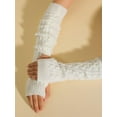 thumbnail image 3 of YooGuoGuo Women's Arm Warmers Long Fingerless Gloves, 3 of 3
