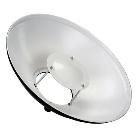 - Fotodiox Pro 16in (40cm) Beauty Dish with Soft Diffuser Sock and Speedring Bracket, for Olympus Flash and Panasonic Flash