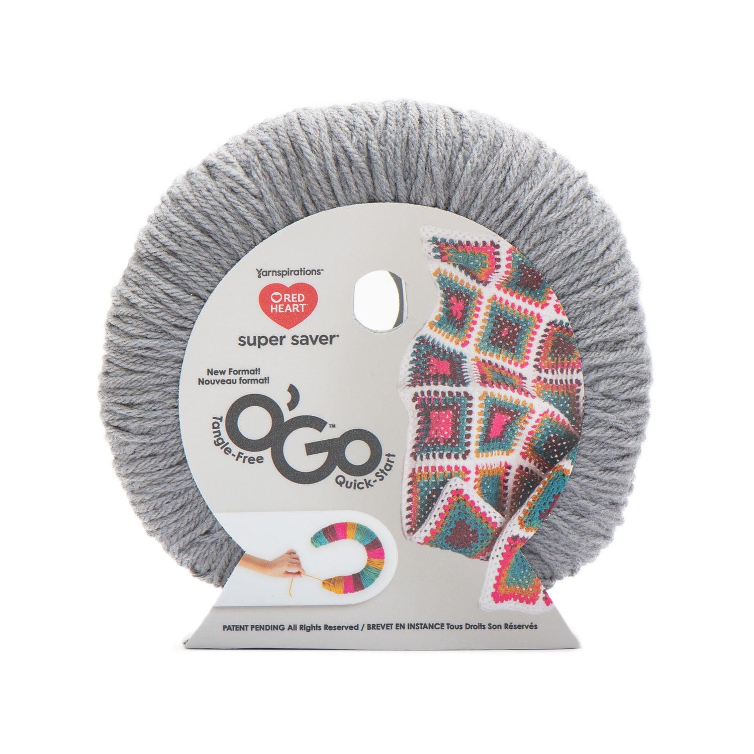 Red Heart® Super Saver® O'Go™ Yarn, Acrylic #4 Medium, 7oz/198g, 364 Yards