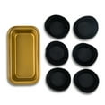 thumbnail image 3 of Thyme & Table Mini Kitchen Utensil Set with Whisk, Spatula, Mini Loaf Pan, Cupcake Liners, 11 Pieces, Gold, 3 of 5
