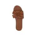 thumbnail image 2 of AXXD Brown Spring Sandals for Women 2024 Summer Flat Beach Thick Soled Bow Hemp Rope Flat Bottomed Beach Sandals Mothers Day, 2 of 9