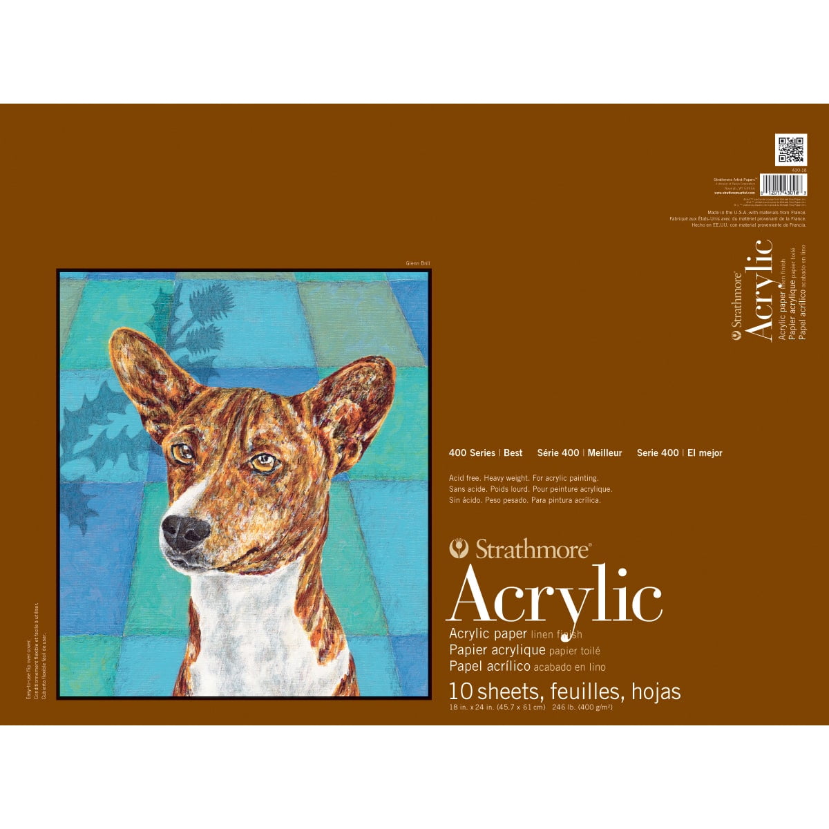 Strathmore Acrylic Paper Pad, 400 Series, 18" x 24"