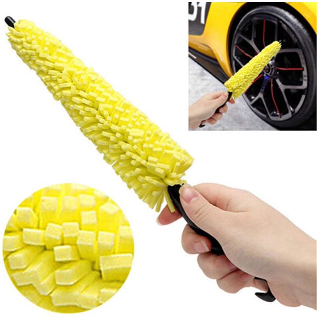 Cepillo de limpieza de neumáticos Cepillo de lavado de ruedas de coche Cepillo de limpieza de esponjas de ruedas