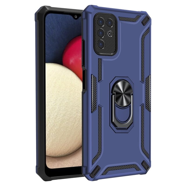 Funda de teléfono 2 en 1 a prueba de golpes, carcasa protectora de TPU con anillo magnético para ZTE Blade V30 Vita A51 L9 Fivean unisex