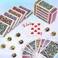 thumbnail image 3 of Metsyth Naipes Paquete de 12 barajas de cartas Juego de cartas de póquer Naipes estándar a granel con 6 colores brillantes Juegos de cartas para adultos y familia Adecuado para Nertz Camping Travel Ca, 3 of 5