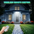 thumbnail image 7 of Solar Lights Outdoor, 2 Pack 3500LM Bright Motion Sensor Outdoor Lights, 3 heads Solar Flood Lights with Remote Control, Solar Spot Lights Landscape Lighting for Patio Garage Yard Entryways, 7 of 7