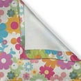 thumbnail image 6 of Ambesonne Floral Valance & Curtain, Sixties Inspiration, 55"x30", Multicolor, 6 of 6