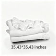 thumbnail image 3 of Dvumao Muslin Blanket With Ruffle Soft Breathable Cotton, 3 of 7