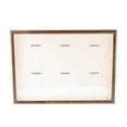 thumbnail image 4 of jifeng Medal Display Shadow Box Frame Collectible Wood for Insignia Pins Gymnastics Walnut Color A3, 4 of 9