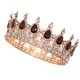 thumbnail image 5 of Tiara de corona nupcial con decoración de diamantes de imitación, tocado de boda, joyería para el cabello, 5 of 7