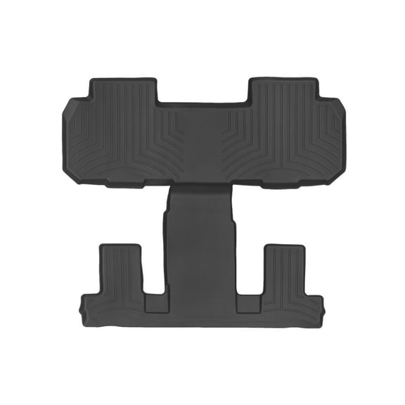 WeatherTech Custom Fit FloorLiners compatible with Enclave, Traverse, Traverse Limited - One piece - 2nd and 3rd row coverage, Black