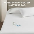 thumbnail image 6 of Serta Electric Heated Mattress Pad Queen Size, Waterproof Heating Mattress Protector with Dual Controller, 10 Heat Settings, Auto Shut Off 1-12 Hours, 6 of 8