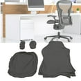thumbnail image 4 of Office Chair Cover Gaming Chair Cover Pure Color Breathable Polyester High Resilience Office Chair Slipcover With Armrest Cover For Home Swivel Gaming Racing Chair Cover, 4 of 8