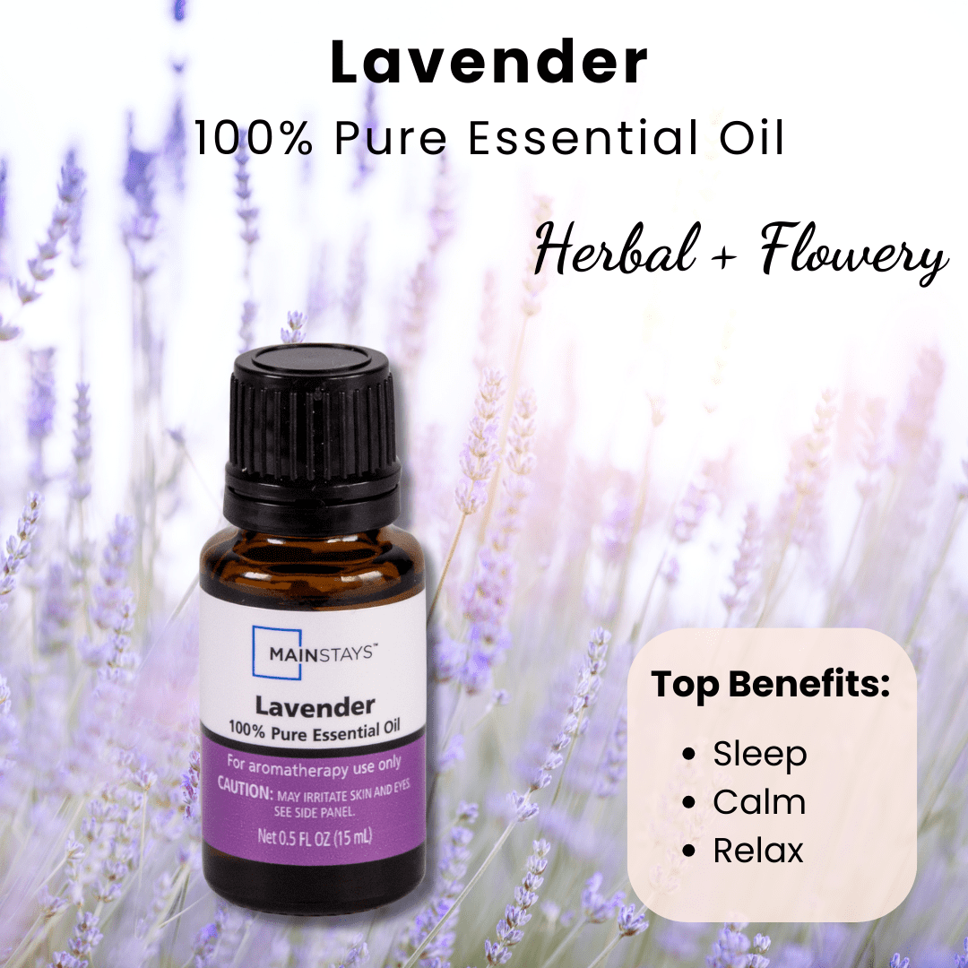 (2 pack) Mainstays Pure Essential Oil, Lavender, 15 ml, Therapeutic Grade, for Use with Oil Diffusers