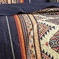 thumbnail image 6 of 3-Piece Lightweight Soft Polyester Southwestern Style Geometric Quilt Bedspread Set, 6 of 6
