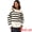 Apricot, variant on DARING DIVA Women's Long Sleeve Pullover Striped Color Block Sweater M Black