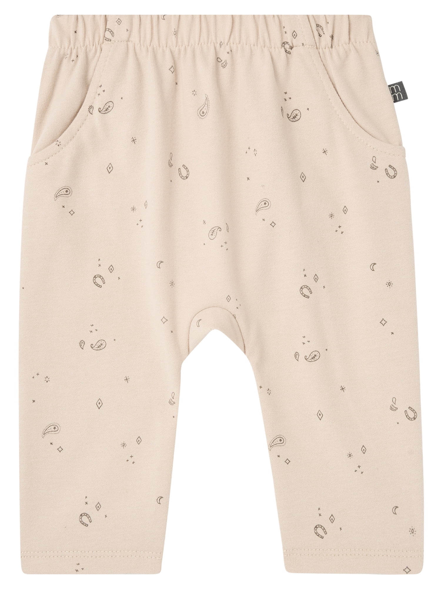 Modern Moments by Gerber Baby Boy Johnny Collar Top and Harem Pant Outfit Set, 2-Piece, Sizes 0/3 Months - 24 Months