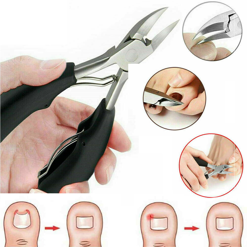 Harperton Nail Clipper - Stainless Steel, Fingernail and Toenail Clipper  Cutters for for Thick Nails or Ingrown Nails, Nails Cutter for Men and Women