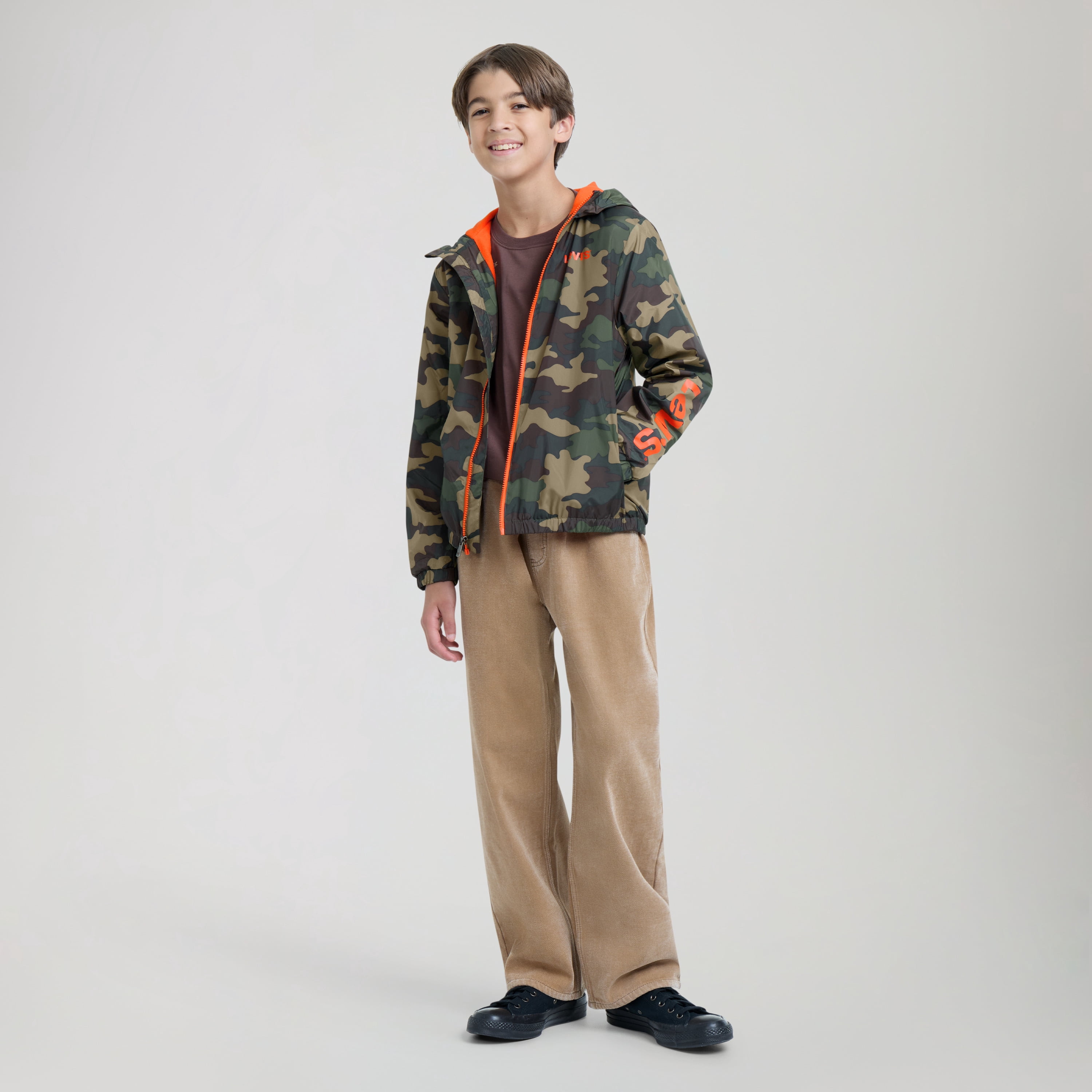 Levi's Boys Wind Jacket with Hood, Sizes 8-20