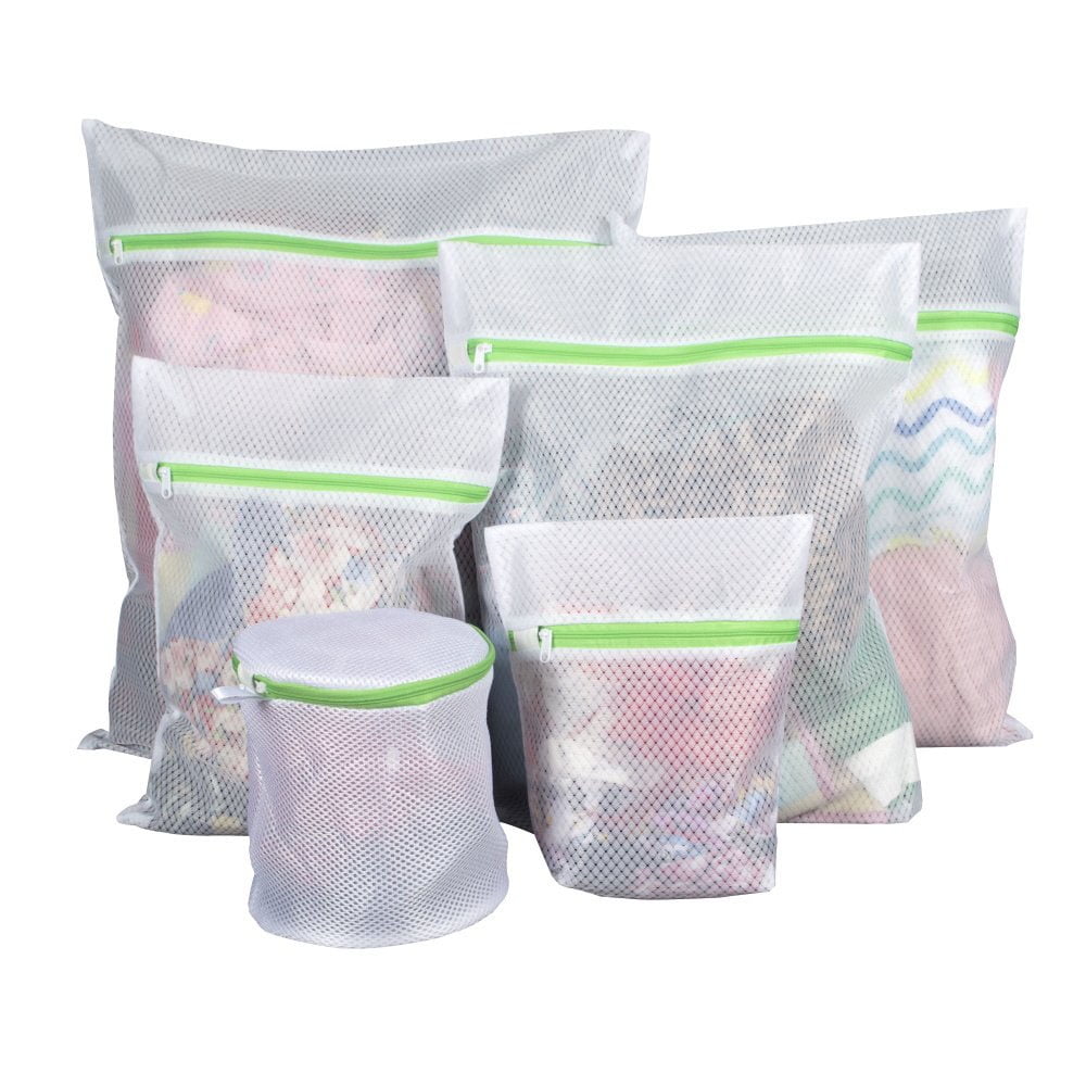 Techoss Reusable Mesh Zipper Laundry Bags for Delicates