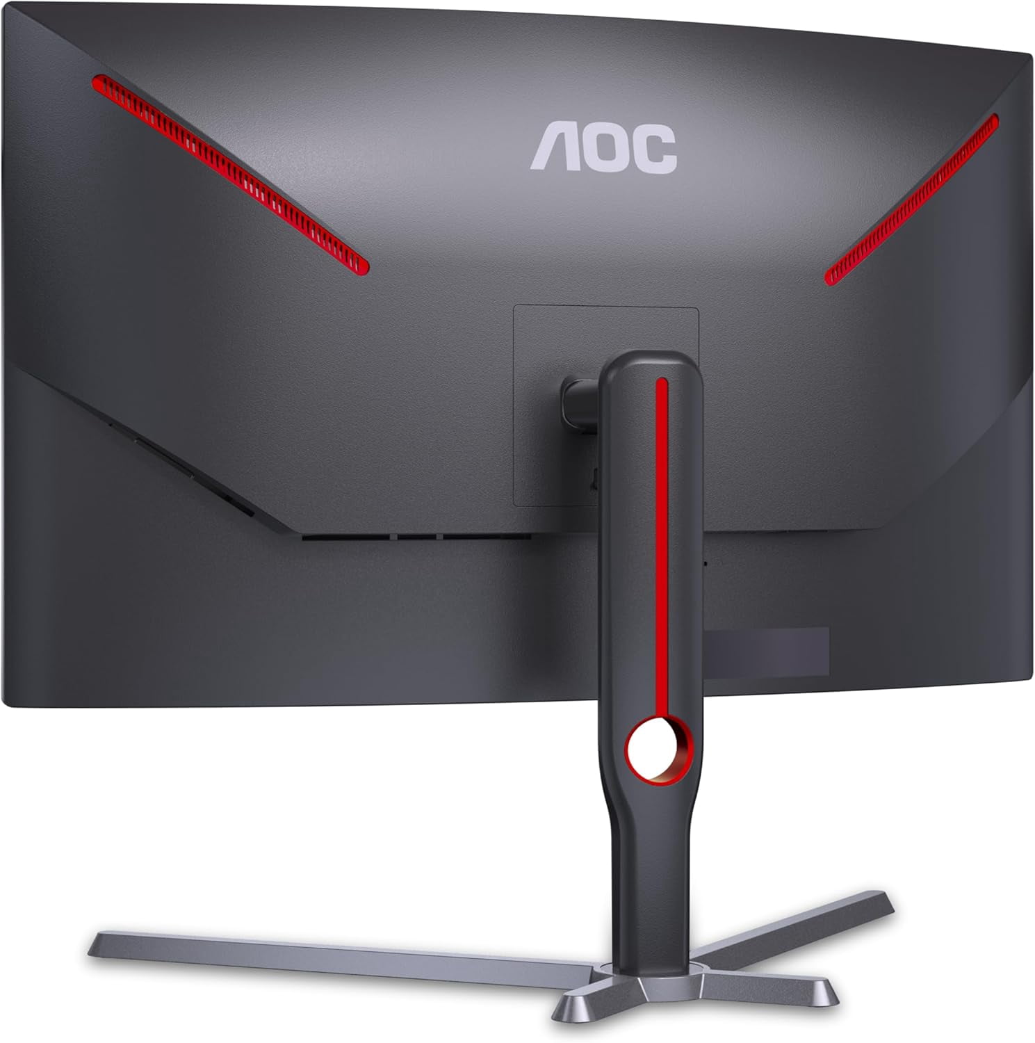 Restored AOC CQ32G3SU 32" Curved Frameless Gaming Monitor, 2K QHD 2560x1440, 165Hz 1ms, AMD FreeSync Premium, Height Adjustable, 2X HDMI 2.0, 1x Display Port, Xbox/PS5/Switch Ready